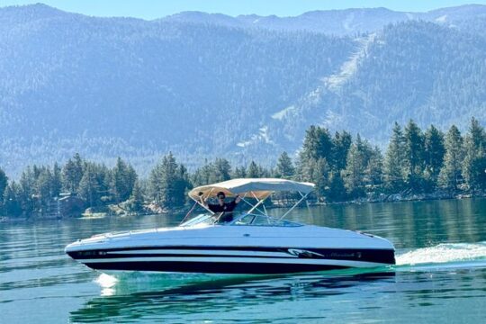 4 hour Private boat tour on Beautiful Lake Tahoe in the White Lightning