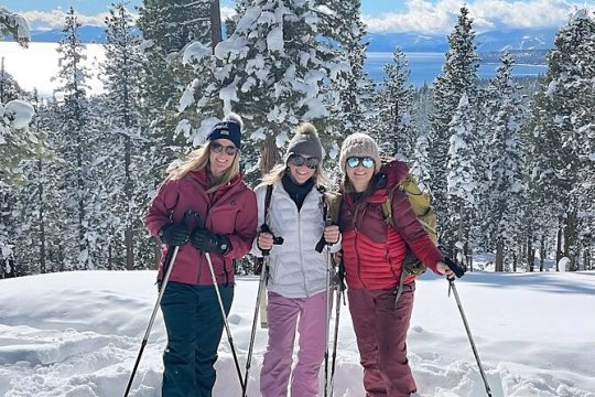 Snowshoeing in Lake Tahoe Mountains