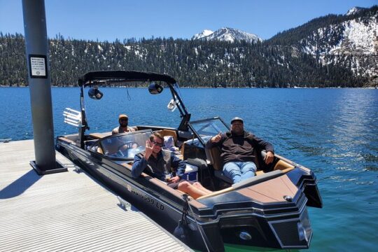 Private Watersports Boat Ride Lake Tahoe (11 Guests)